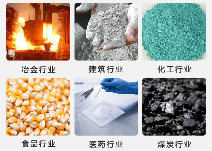 不銹鋼振動篩主要應用于冶金，建筑，化工，食品等行業(yè)中。